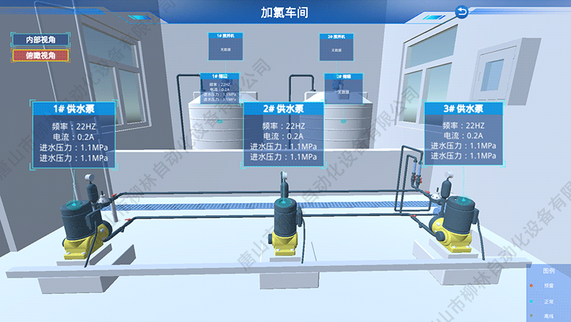 數字孿生加氯間界面 數字孿生加氯間界面